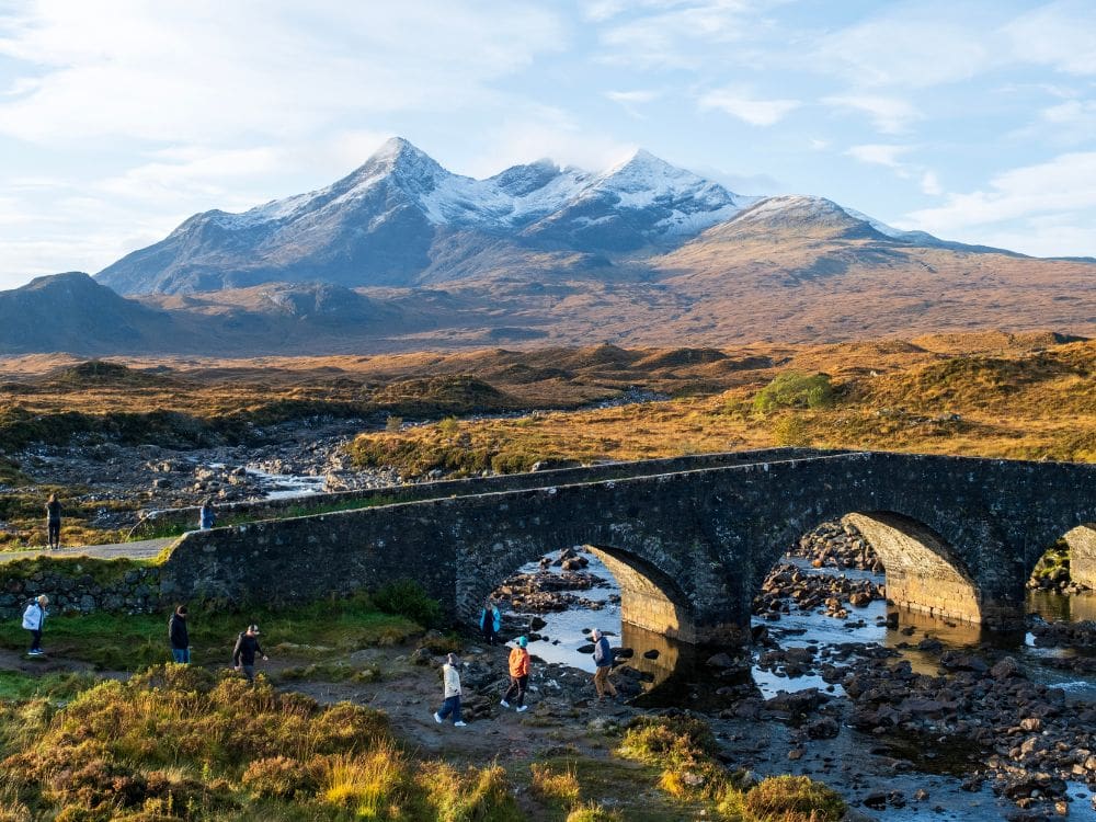 Black Cuillin from Sligachan